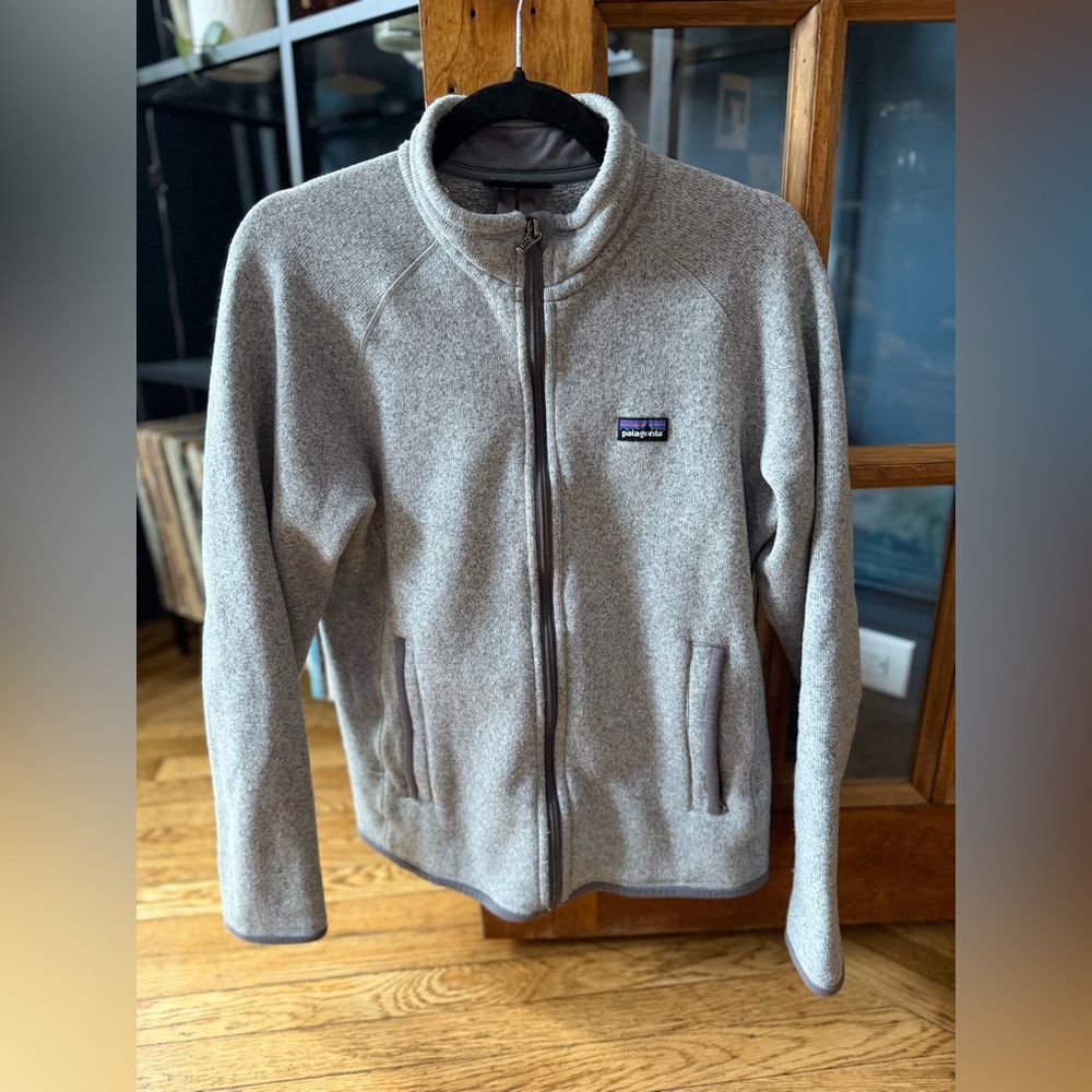Men’s Patagonia Better Sweater Full Zip - Gray - Size S